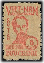 Stamp, Ho Chi Minh, Vietnam,  