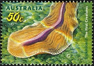 Stamp, Dickinsonia, Australia,  