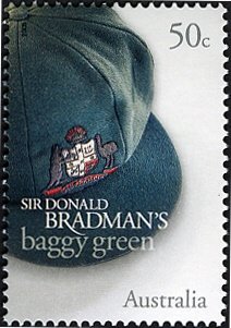 Stamp, Bradman's Cap (baggy green), Australia,  , Sport