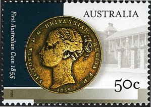 Stamp, Aus Coin 150th, Australia,  , Coins