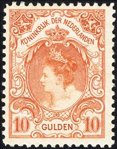 Stamp, Queen Wilhelmina (1880-1962), Netherlands,  , Heads of State, Queens