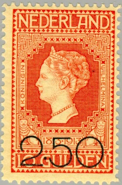 Queen Wilhelmina- overprint