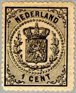 Stamp, Coat of arms, Netherlands,  , Heraldic Animals, Coats of Arms