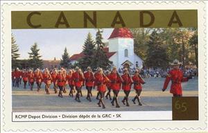 Stamp, RCMP Depot Division, SK, Canada,  