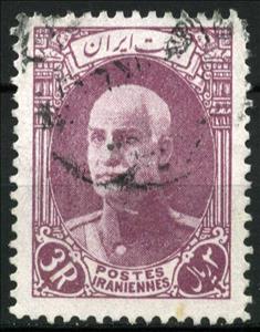 Stamp, Rezā Shāh Pahlavi (1878-1944), Iran,  