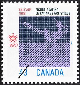 Stamp, Figure Skating, Canada,  , Sport, Olympic Games, Figure-skate