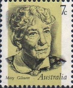Stamp, Mary Gilmore (1865-1962), Poet, Australia,  
