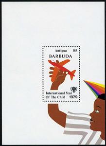Souvenir Sheet, Overprinted, Barbuda,  , Toys, Aviation, Aircrafts