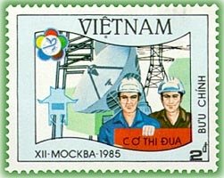 XII - MOCKBA - 1985 - National Construction