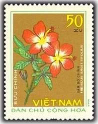 Stamp, Hibiscus sagittifolius, Vietnam,  , Flowers