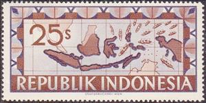 Stamp, Blockade issues, Indonesia,  