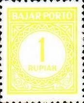 Stamp, Numeral, Indonesia,  