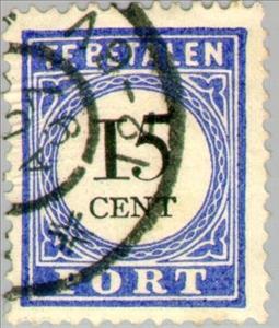 Stamp, Portzegel, Netherlands,  , Numbers