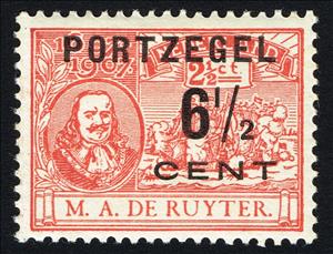 Stamp, Postage due, Netherlands,  , Ships, Military Forces, Admirals, Navies, Sailing Ships