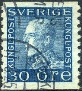 Stamp, King Gustaf V, Sweden,  , Heads of State, Kings