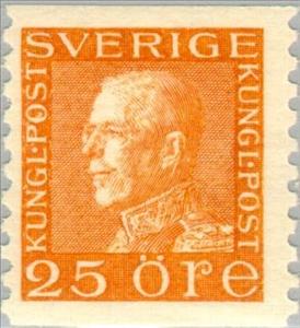 Stamp, King Gustaf V, Sweden,  , Heads of State, Kings
