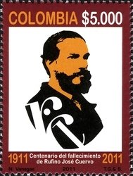 Stamp, Literature, Press and Comics (Writers), Colombia,  
