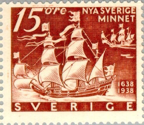 The ships "Calmare Nyckel" & "Fagel Grip"
