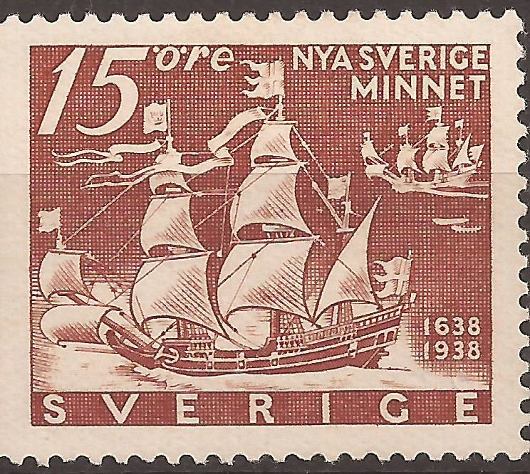 The ships "Calmare Nyckel" & "Fagel Grip"