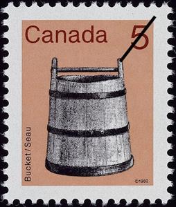 Stamp, Bucket, Canada,  