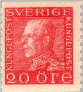 Stamp, King Gustaf V, Sweden,  , Heads of State, Kings