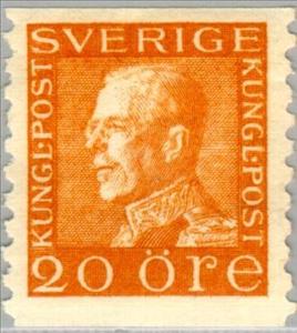 Stamp, King Gustaf V, Sweden,  , Heads of State, Kings