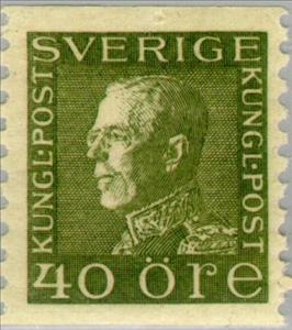Stamp, King Gustaf V, Sweden,  , Heads of State, Kings