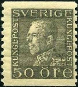 Stamp, King Gustaf V, Sweden,  , Heads of State, Kings