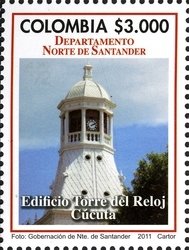 Stamp, Science & Technology (Time measurement), Colombia,  