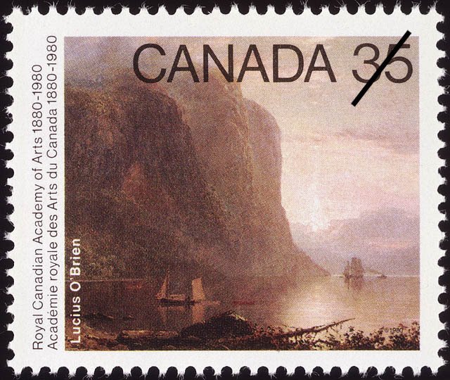 Sunrise on the Saguenay (painting by Lucius O'Brien)