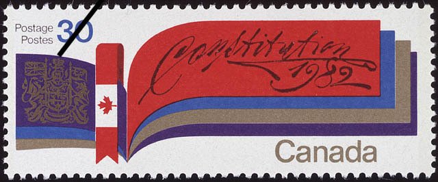 Stamp, Constitution, 1982, Canada,  