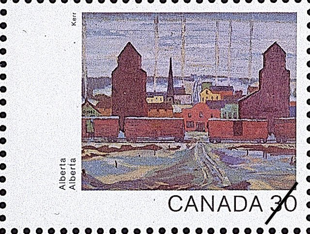 Alberta, Prairie Town, Early Morning (Kerr)
