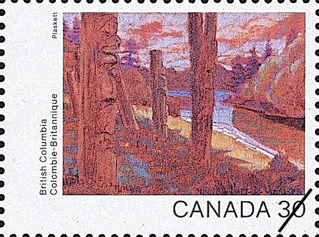 British Columbia, Totems at Ninstints (Plaskett)