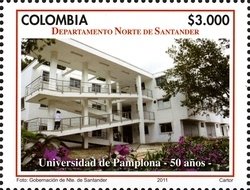 Stamp, Education (Universities), Colombia,  
