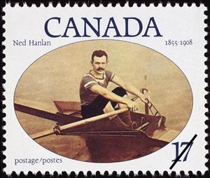 Stamp, Ned Hanlan (oarsman), Canada,  