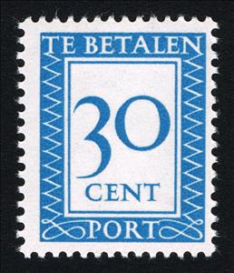Stamp, Portzegel, Netherlands,  , Numbers