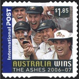 Stamp, Australian Team & Urn, Australia,  , Sport