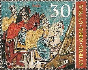 Stamp, The three Wise Men, Cyprus,  , Christmas