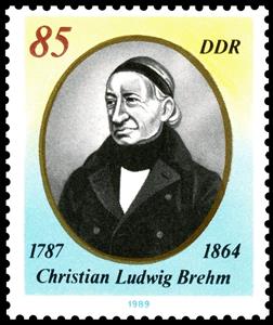 Stamp, Christian Ludwig Brehm (1787-1864), Germany, Democratic Republic,  