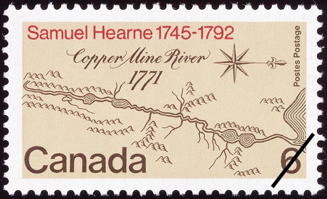Samuel Hearne - Chart of Copper Mine River