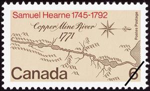 Stamp, Samuel Hearne - Chart of Copper Mine River, Canada,  