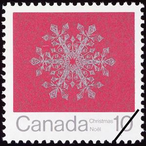 Stamp, Snowflakes, Canada,  