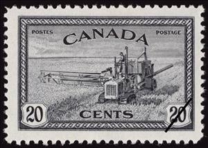 Stamp, Combine Harvester, Canada,  , Agriculture, Agricultural Machinery