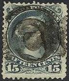 Queen Victoria - greenish grey, perrf 11½ x 12
