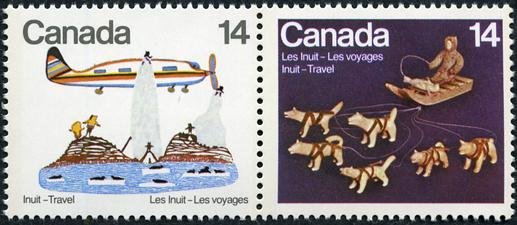 Aeroplane / Dog team & sled