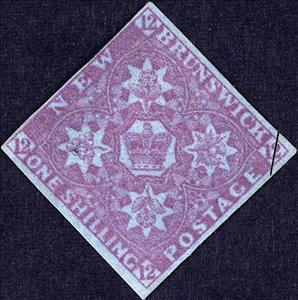 Stamp, Crown and flowers emblematic, Canada,  