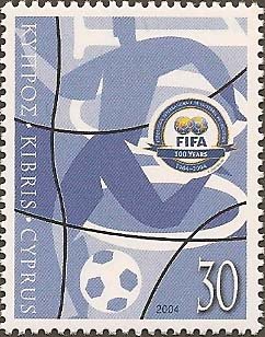 FIFA Centenial Emblem and Football Player