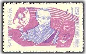 Stamp, S. Tsiolkovsky, Vietnam,  
