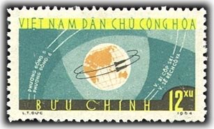 Stamp, Vostock Spacecrafts 5 And 6, Vietnam,  
