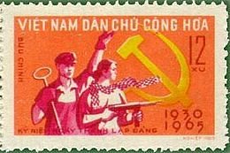 Stamp, Building and struggle, Vietnam,  